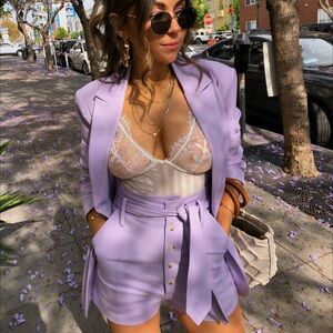 L’academie Marina Short Lavender XS, Brand new with tags, worn once, super cute!